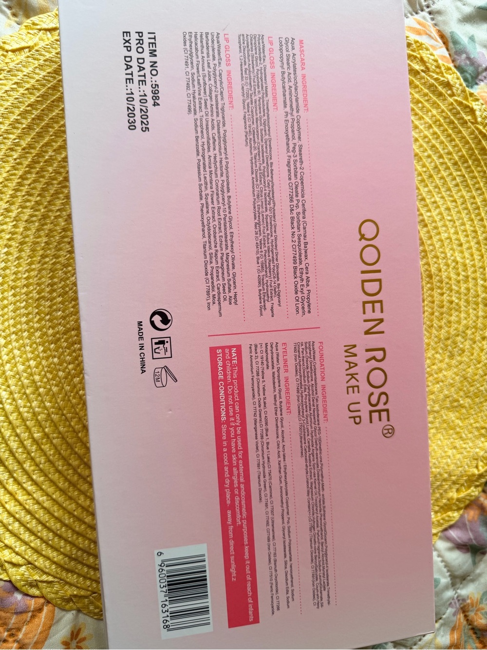 Pink Premium Makeup Set Box - Picture 5 of 5